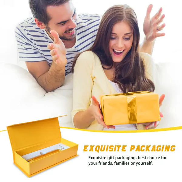 24K Gold Energy Beauty Bar - Electric Facial Massage Roller