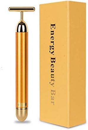 24K Gold Energy Beauty Bar - Electric Facial Massage Roller