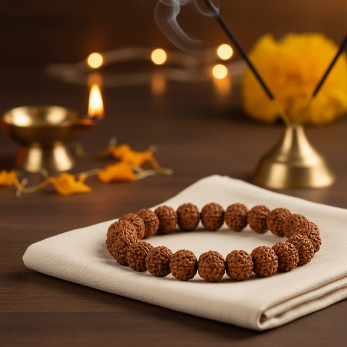 Certified 7 Mukhi Rudraksha Bracelet