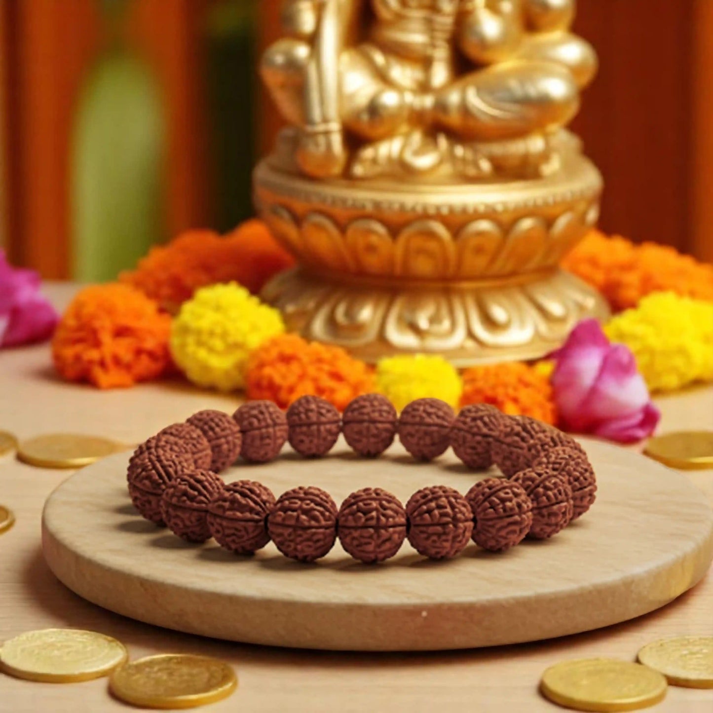 Certified 7 Mukhi Rudraksha Bracelet